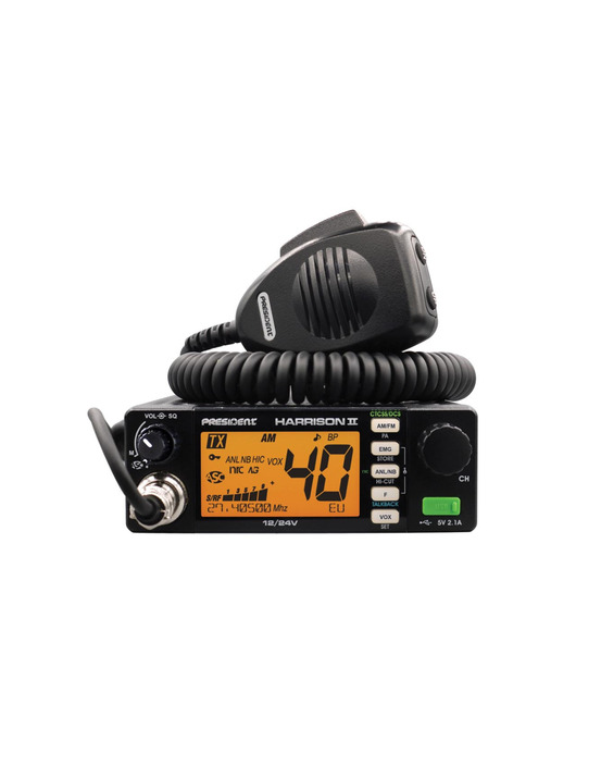 President® - radio harrisson ii cb 40 canaux am/fm