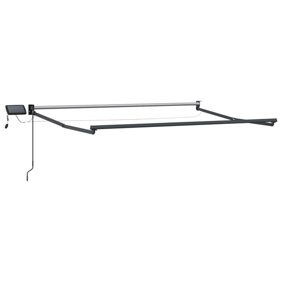 Cadre de store rétractable électrique anthracite 3,5 x 2 m