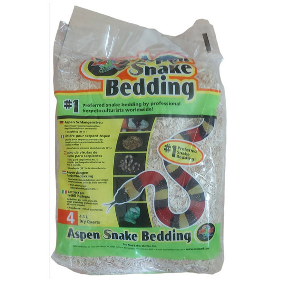 Litière pour serpents aspen de zoo med de 4.4 litres