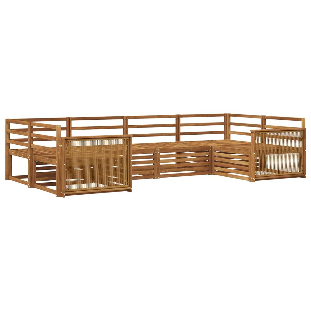 Ensemble de canapés d'extérieur 6 pc naturel