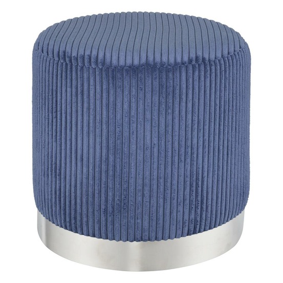 Pouf sylia bleu encre