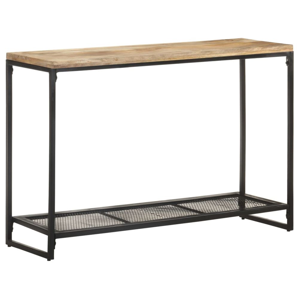 Table console 110x35x75 cm bois de manguier massif