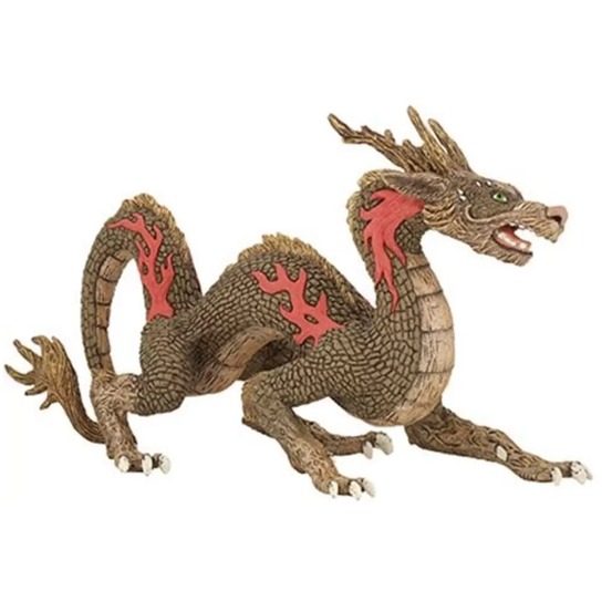 Figurine dragon du soleil levant