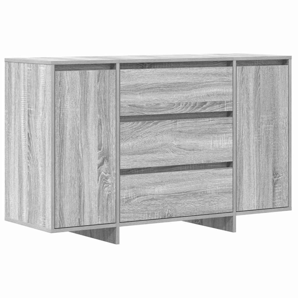 Buffet gris sonoma 120 x 41 x 75 cm bois d'ingénierie