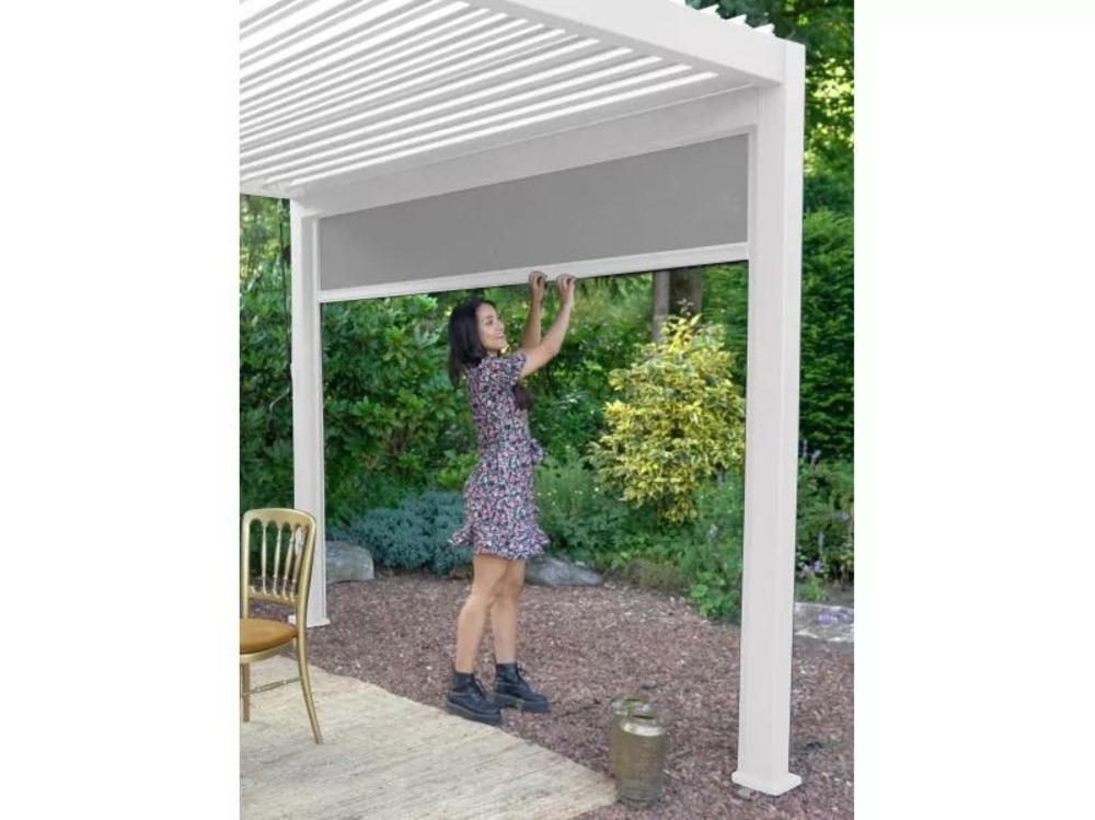 Store latéral ombrea 4 m - blanc