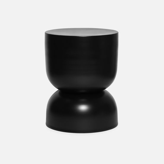 Table d'appoint, bout de canapé, table de chevet en métal, madi, ø32 x h 42cm