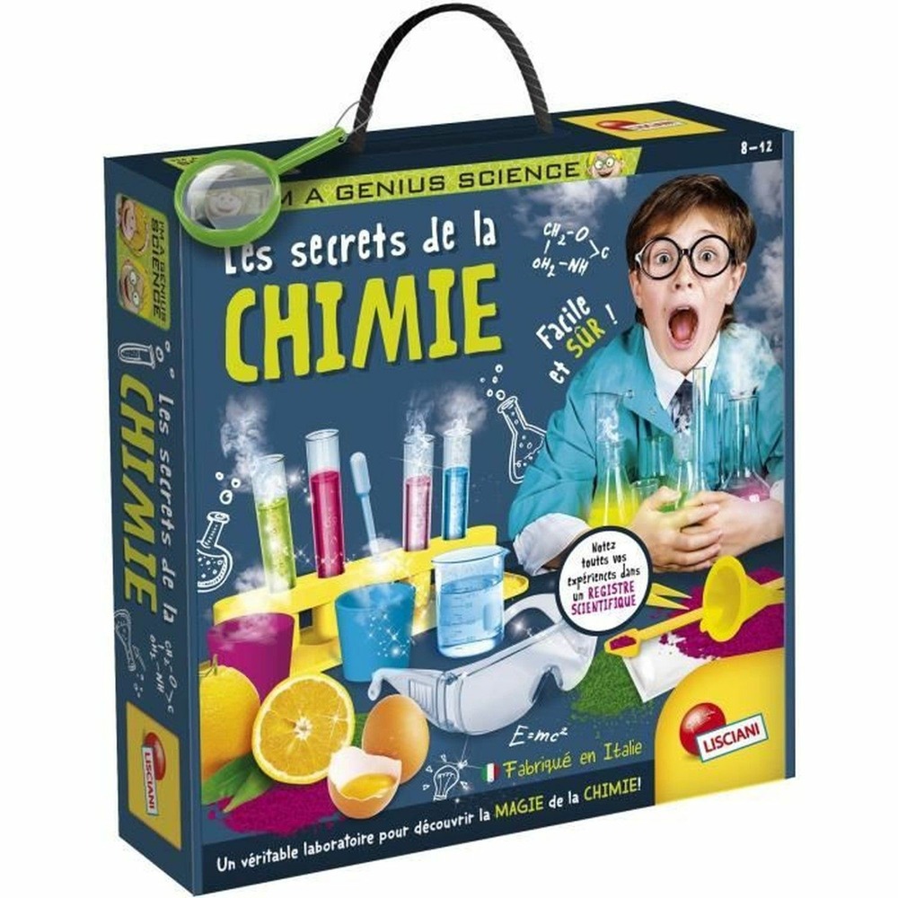 Laboratoire chimie i'm à genius - secrets de la chimie 50 expériences