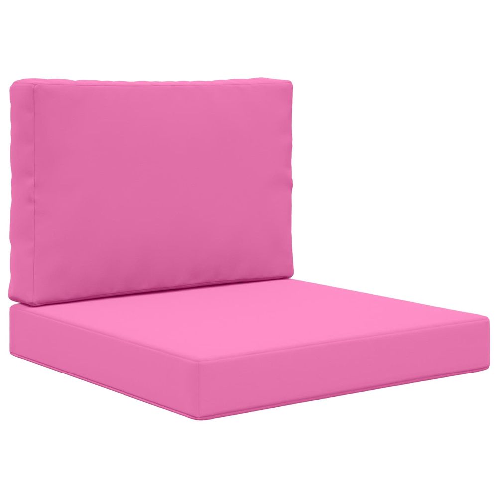 Coussin de canapé d'extérieur polyester rose 60 x 60 cm