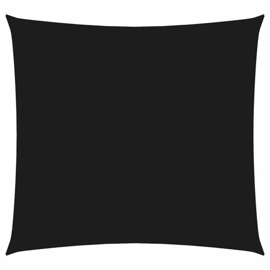 Voile de parasol tissu oxford carré 2x2 m noir