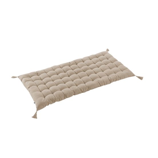 Coussin de sol ou matelas de sol avec pompons collection kalas