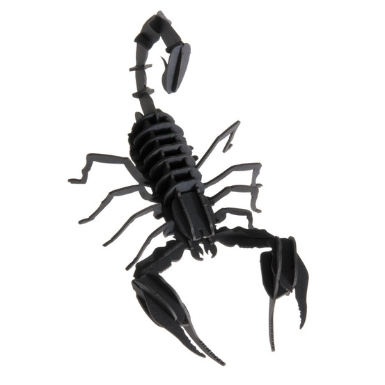 Maquette 3d en papier scorpion