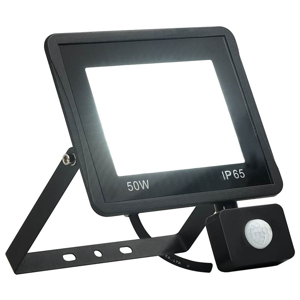 Projecteur à led avec capteur 50 w blanc froid