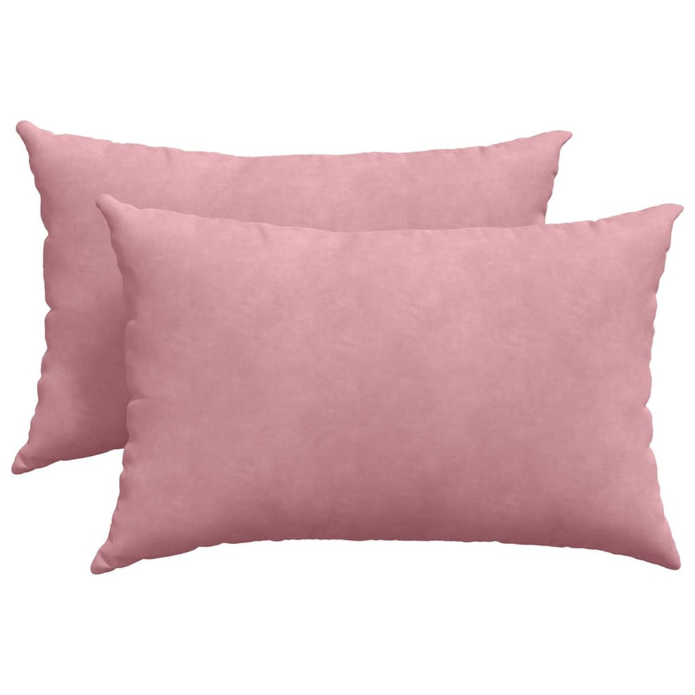 Coussins de canapé 2 pcs rose 60 x 40 cm