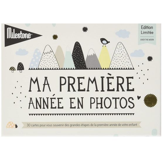 Cartes souvenirs - ma première année over the moon