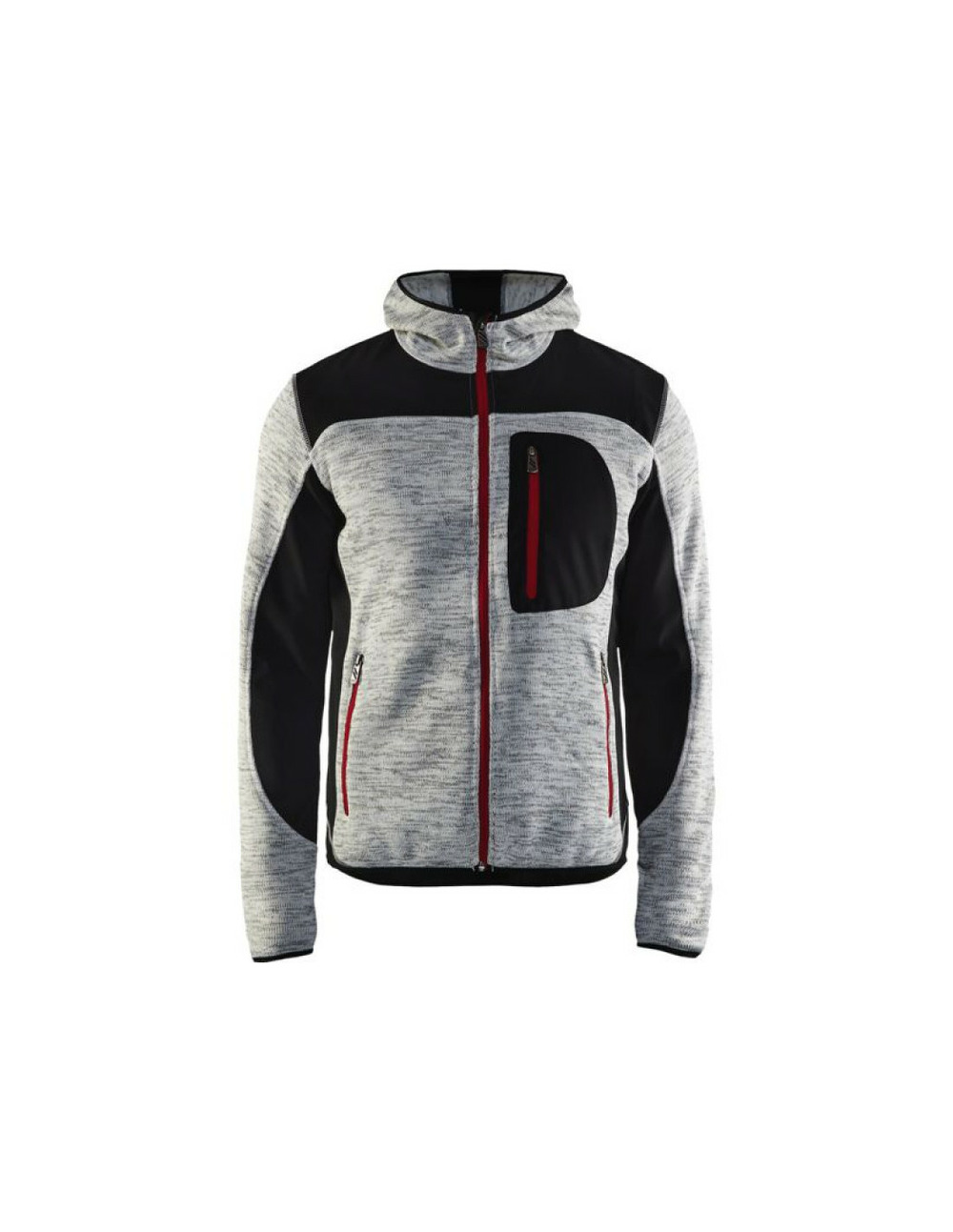 Veste softshell tricotée gris chine taille xl - blacklader