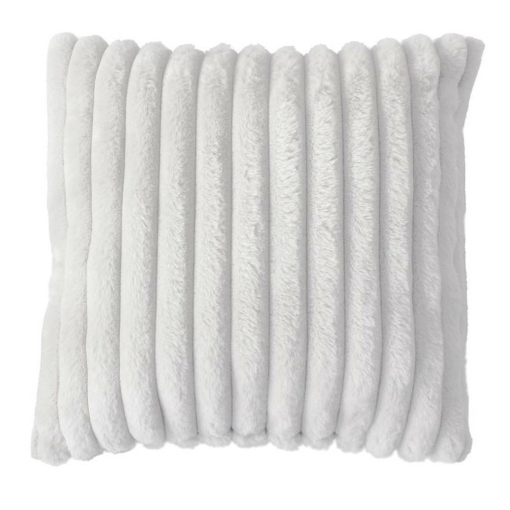 Coussin imitation fourrure 