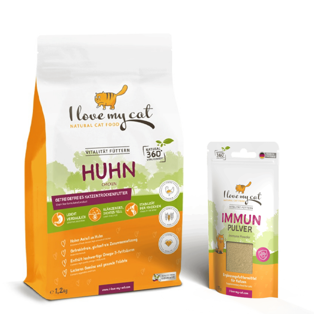 Kit d'alimentation pour chats pour renforcer les défenses immunitaires