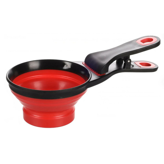 Pelle à nourriture de 237ml, 2 en 1 clip pour refermer les sacs de croquett