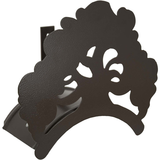 Porte tuyau mural original en acier arbre