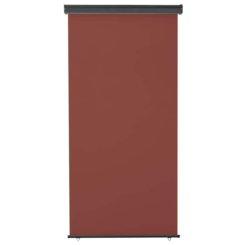 Auvent latéral de balcon 125x250 cm marron