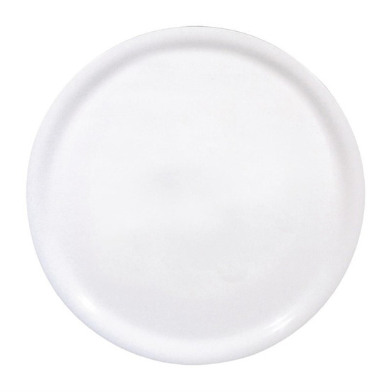 Assiettes à pizza en porcelaine blanche 310 mm - lot de 6 - saturnia