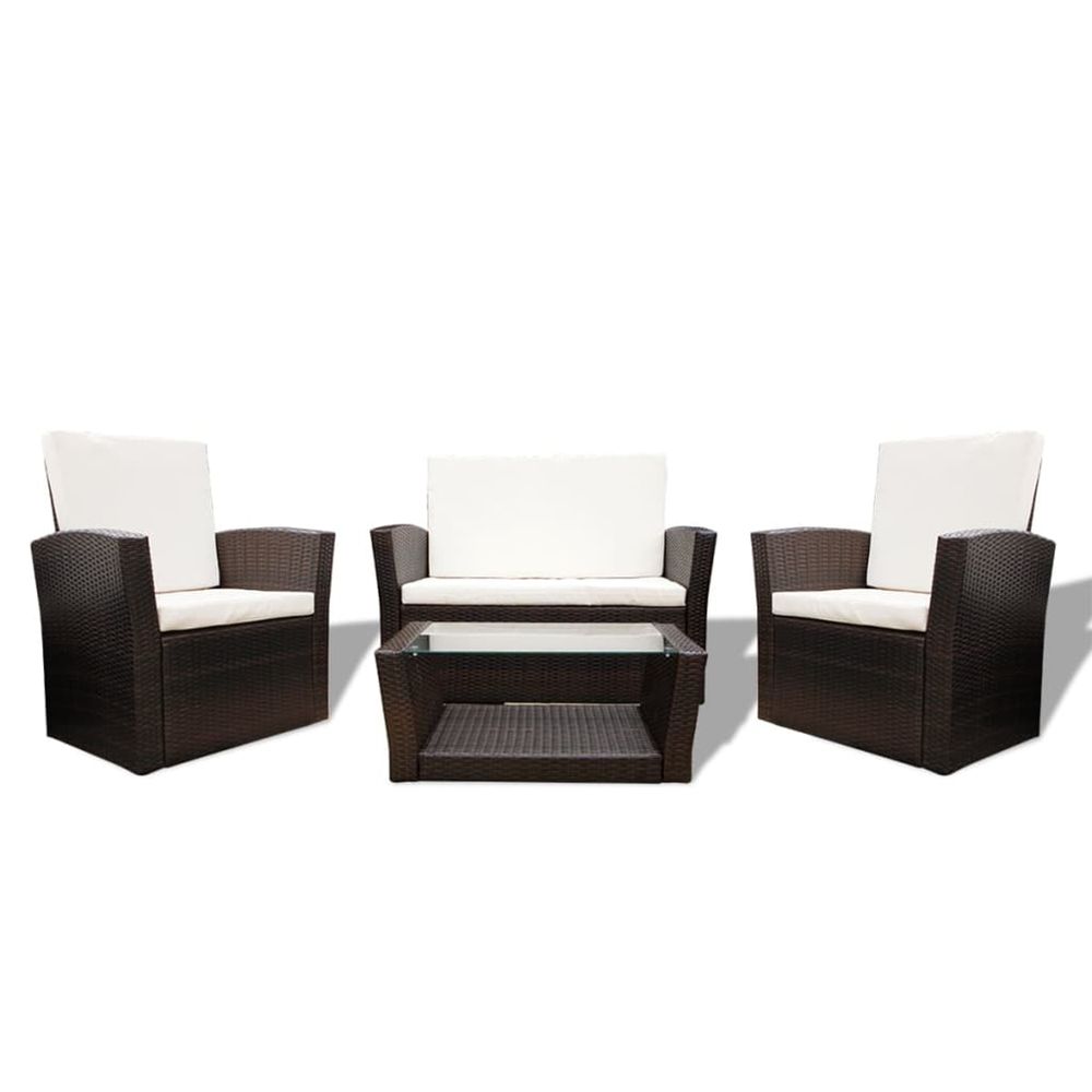 VIDAXL SALON DE JARDIN 4 13-(917460)
