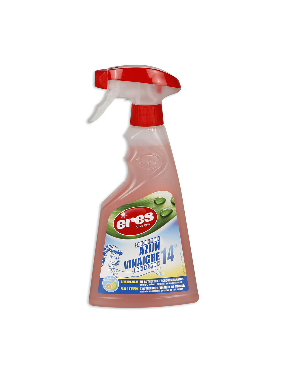 Vinaigre de nettoyage 14° parfum citron spray 500 ml - eres