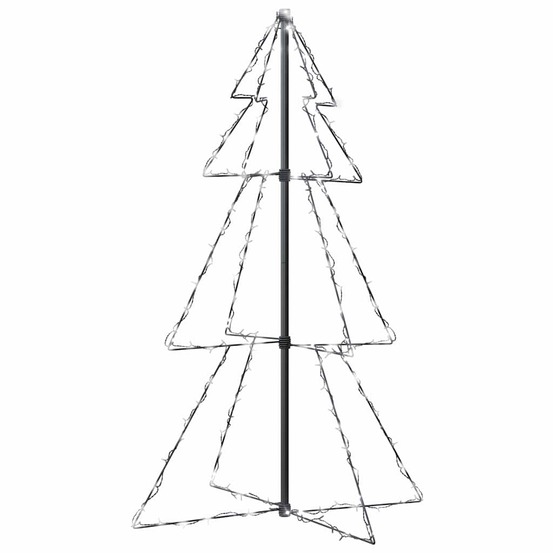 Arbre de noël cône 160 led d'intérieur/d'extérieur 78x120 cm