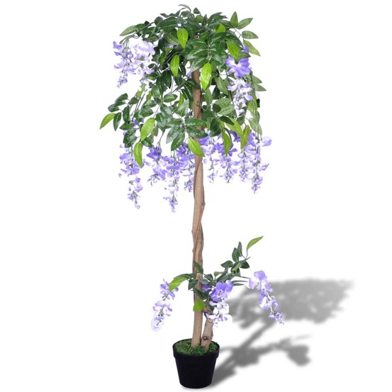 Wisteria artificiel avec pot 120 cm