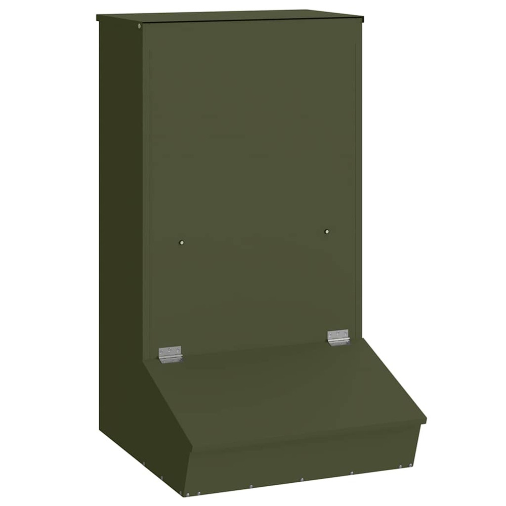 Distributeur de porcs vert olive 55 x 51 x 91,5 cm