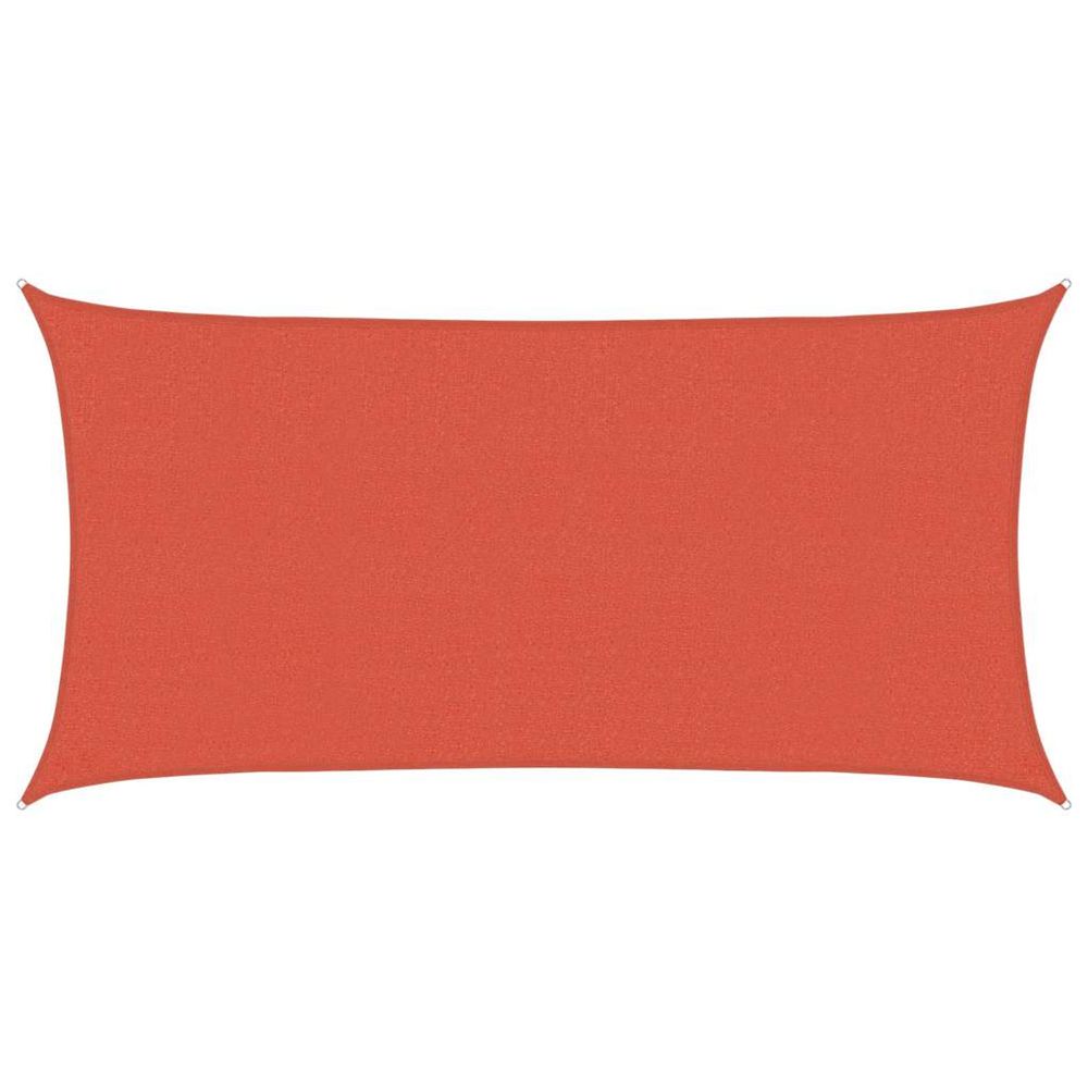 Voile d'ombrage 160 g/m² terre cuite 2x4 m pehd