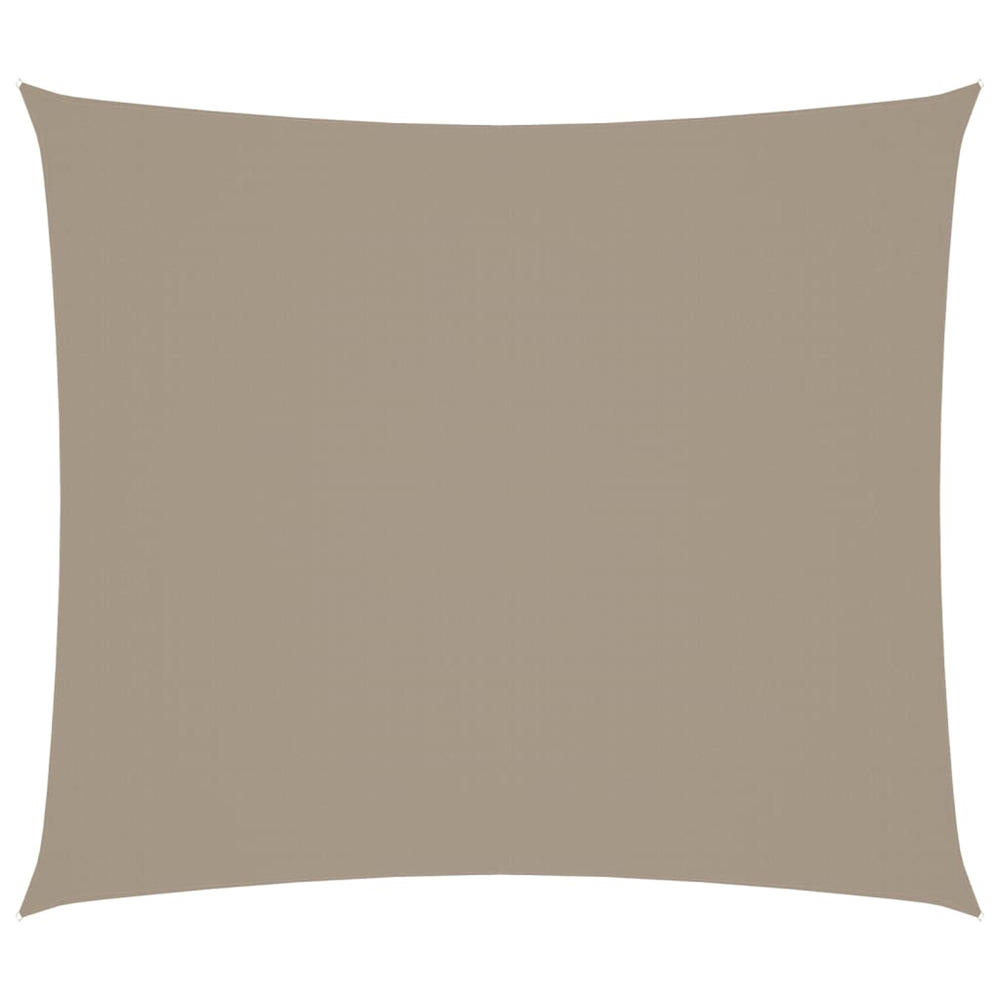 Voile de parasol tissu oxford rectangulaire 2,5x3 m taupe