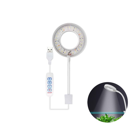 Lampe d'aquarium 8w réglable