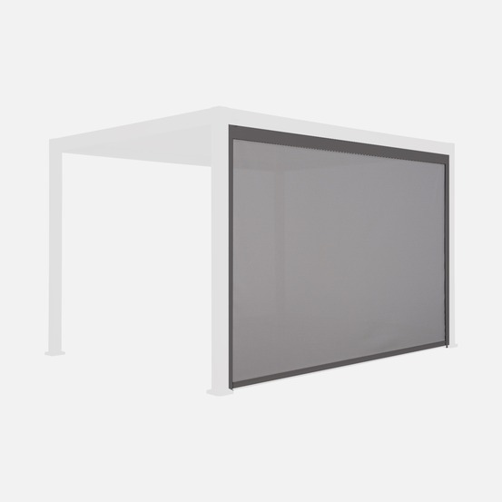 Store pour pergola bioclimatique – triomphe – 4x3m, aluminium et textilène