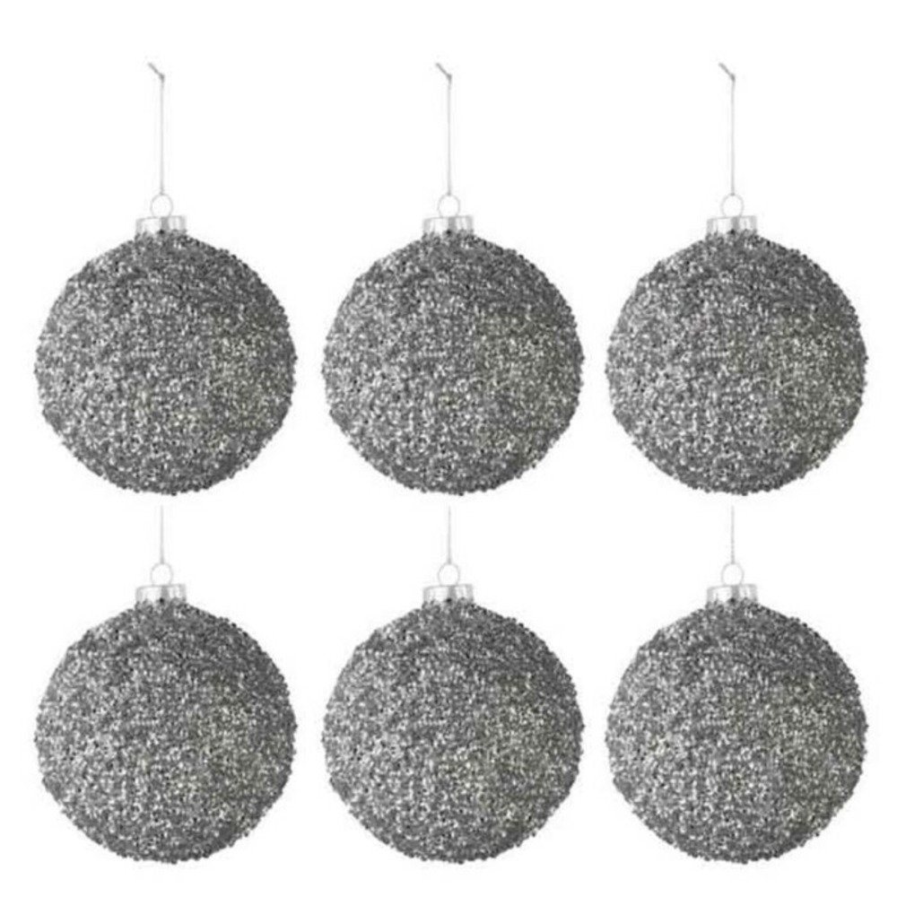 Lot de 6 boules de noël 