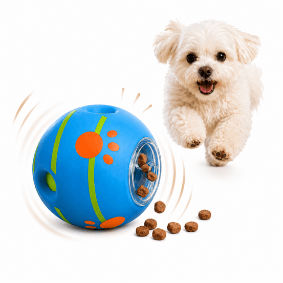 Wobble wag giggle® | balle sonore et distributrice de friandises pour chien
