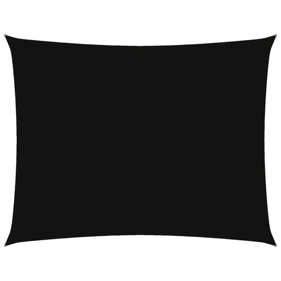 Voile de parasol tissu oxford rectangulaire 3x4 m noir