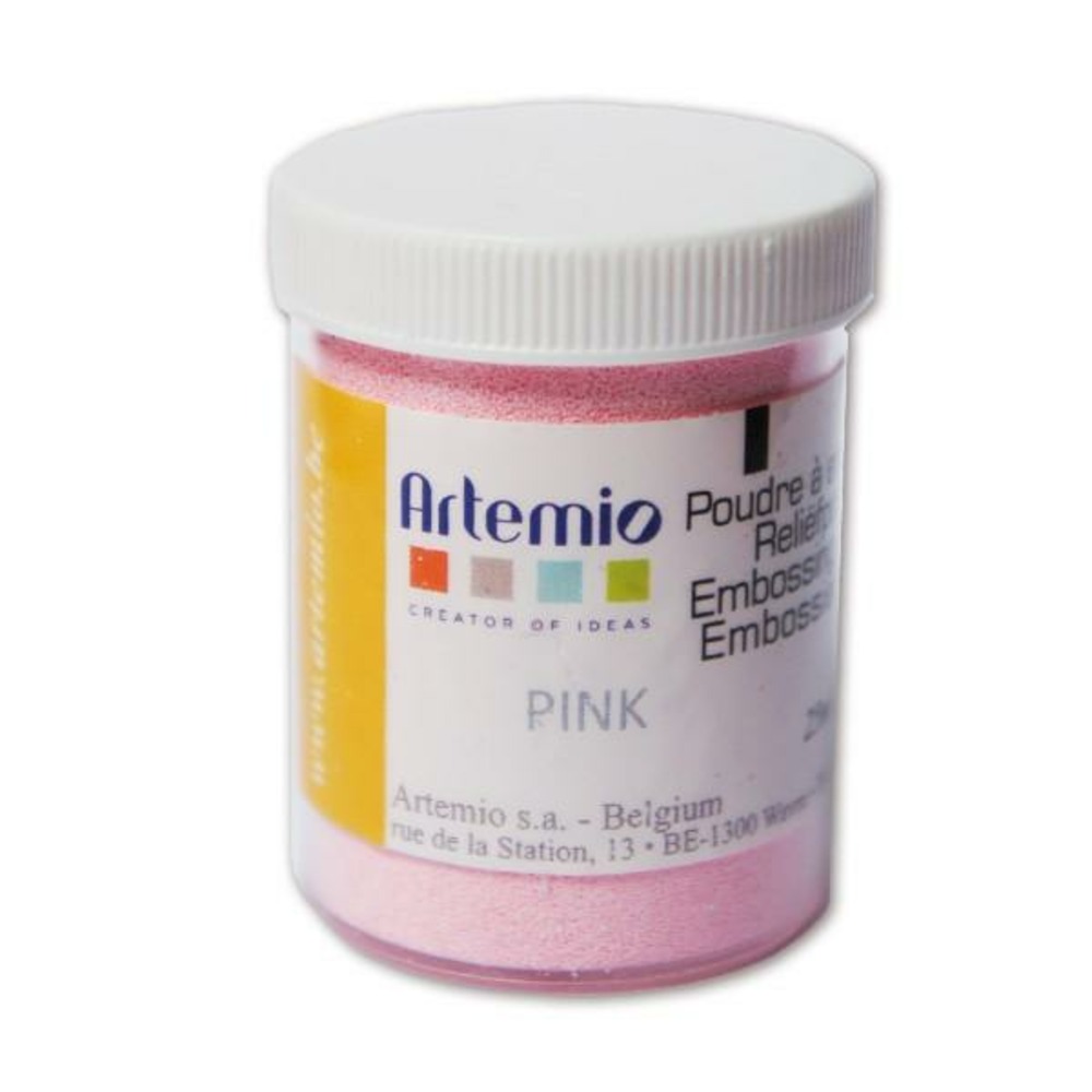 Poudre à embosser rose