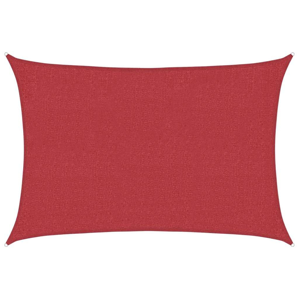 Voile d'ombrage 160 g/m² rouge 3x4,5 m pehd