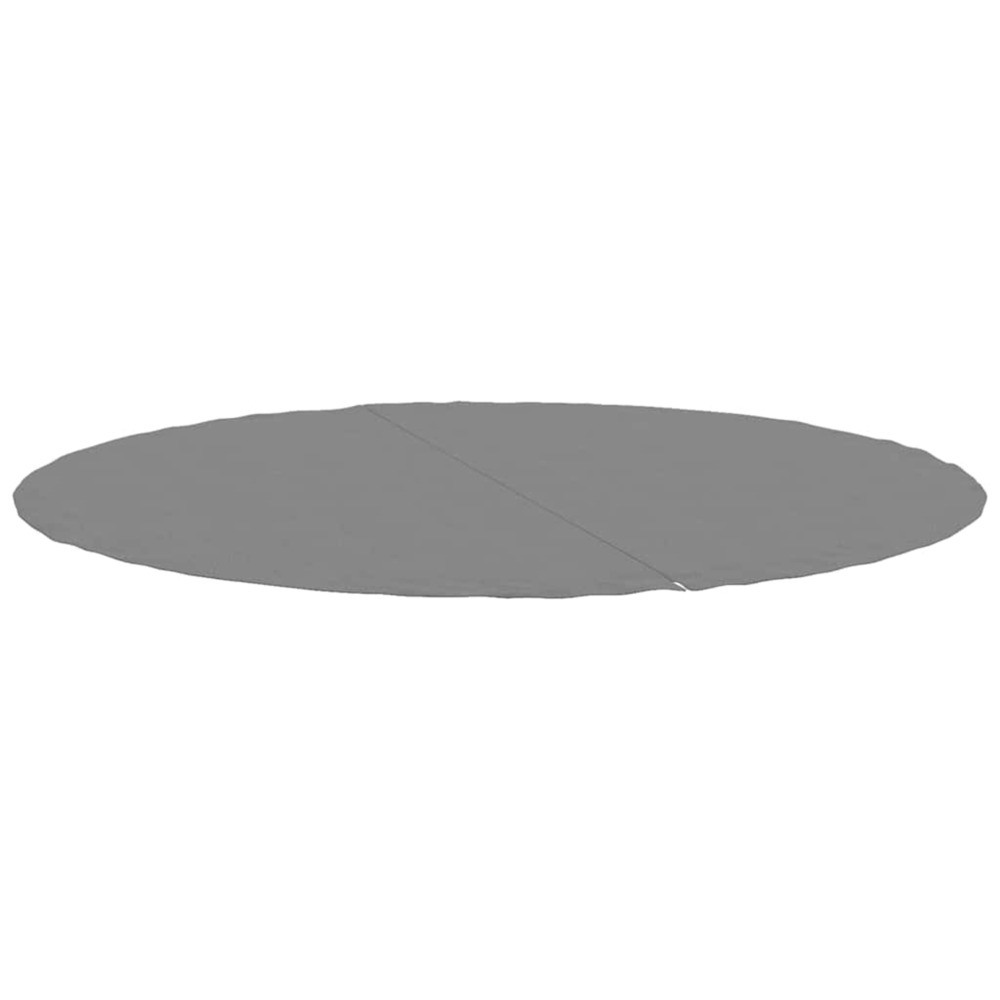 Bâche de piscine gris clair ø244 cm géotextile polyester