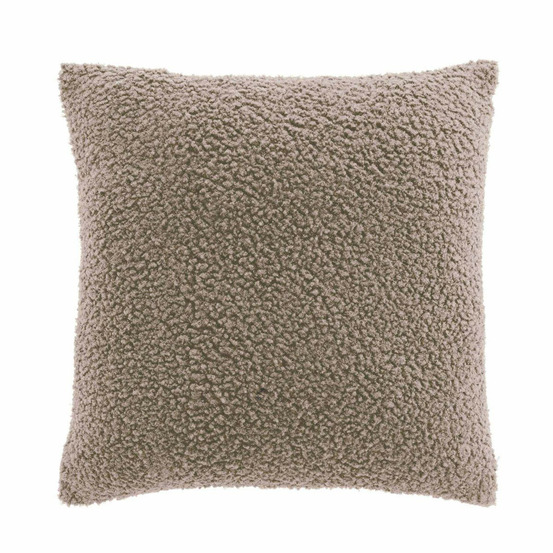 Housse de coussin en tissu bouclette