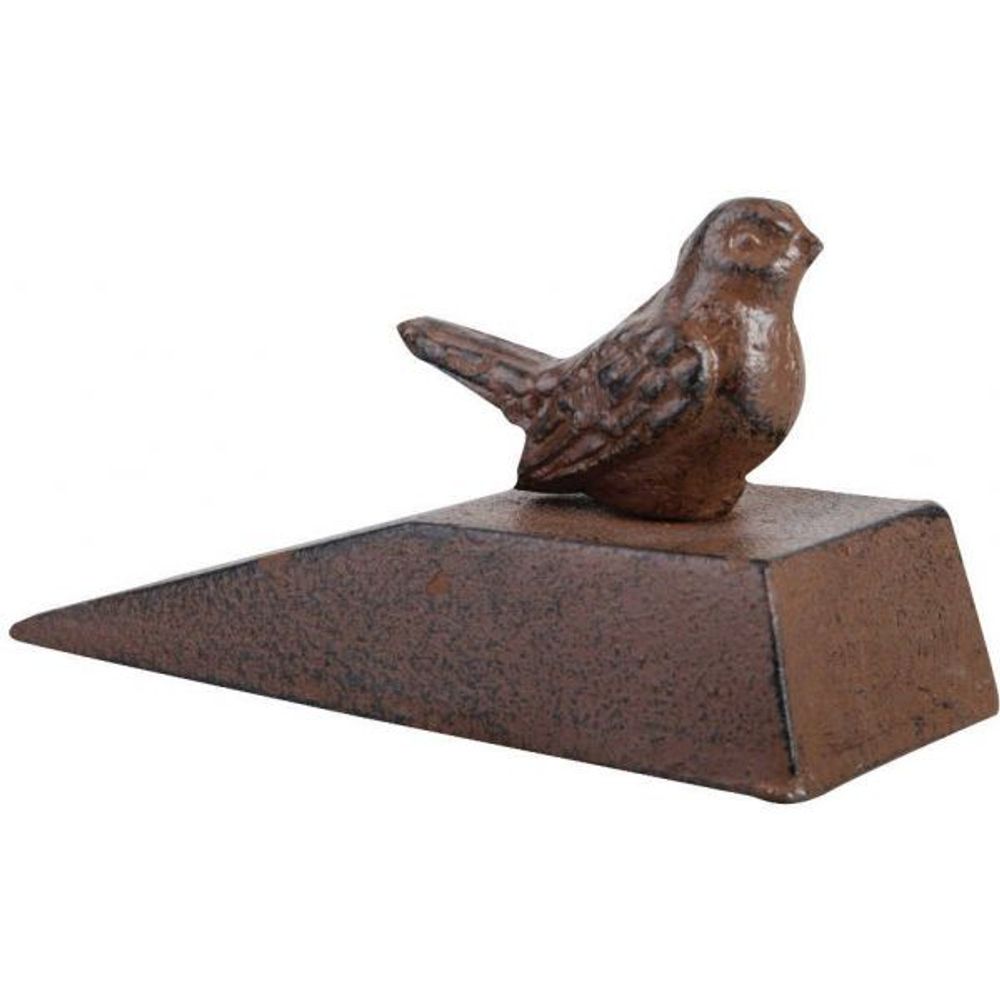 Cale porte petit oiseau en fonte