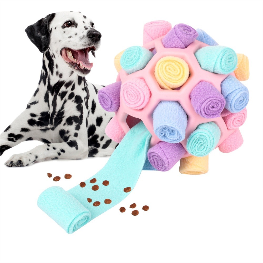 Dtopbuyage balle puzzle à alimentation lente pour chien