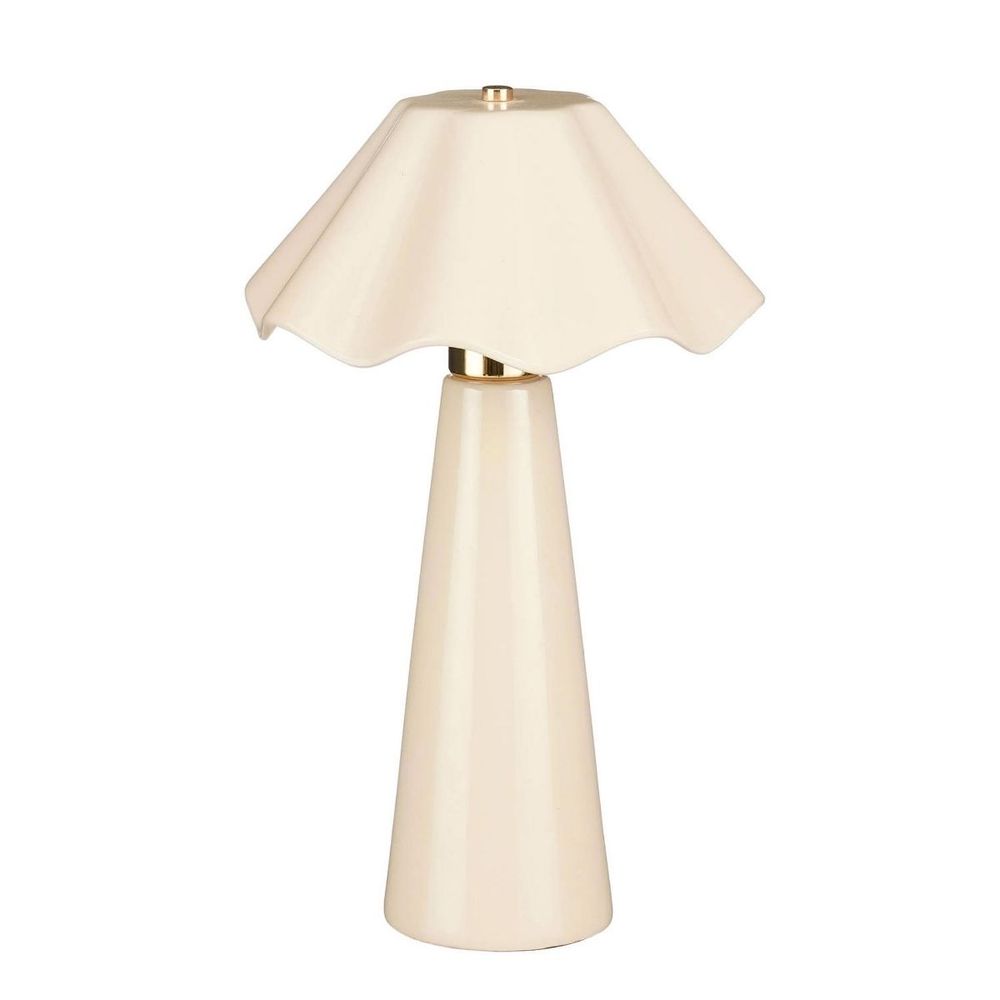 Lampe de table meera h40.5x25cm - beige