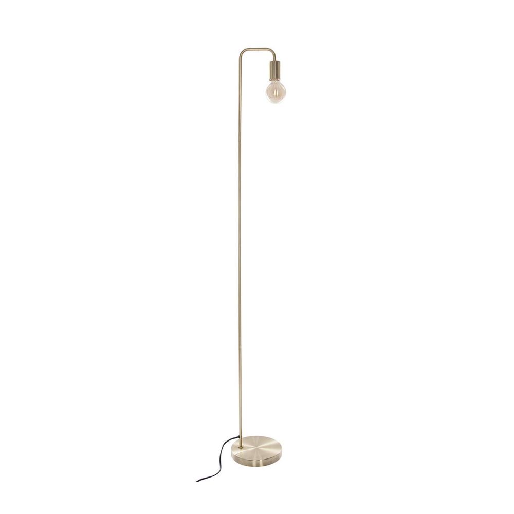 Lampadaire doré en métal h 150 cm