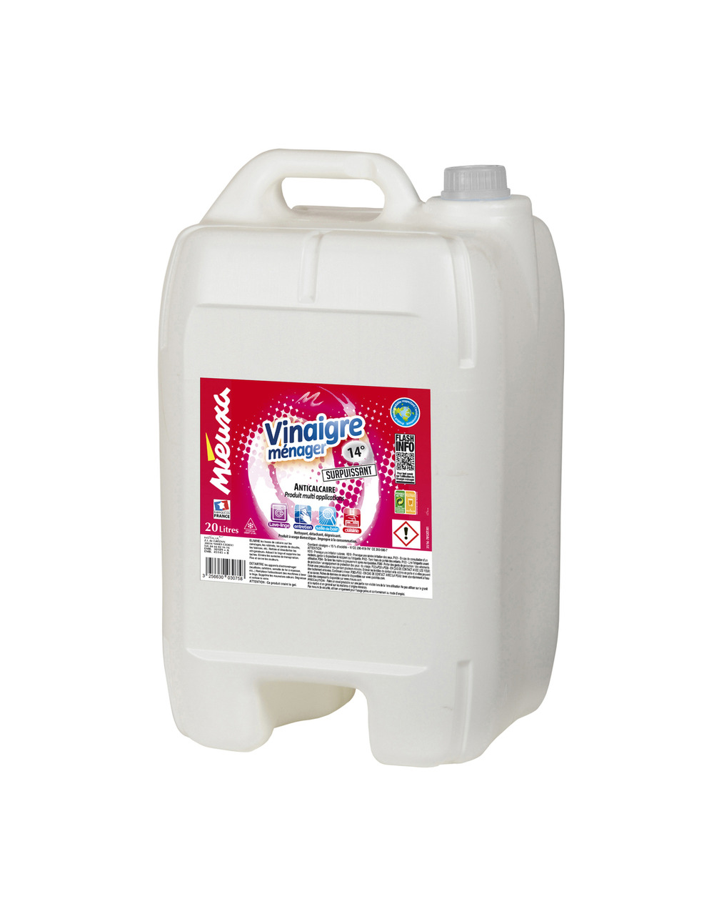 Vinaigre menager surpuissant 20 l - mieuxa