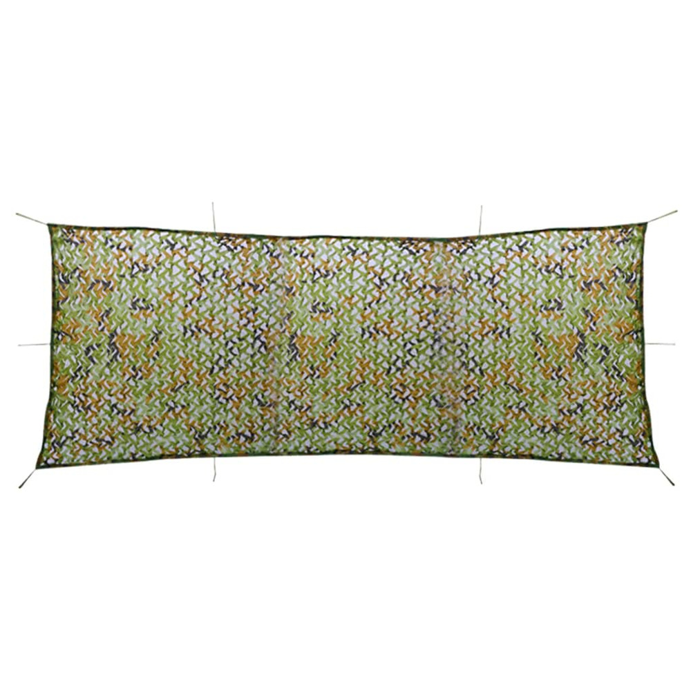 Filet de camouflage avec sac de rangement 1,5x5 m vert