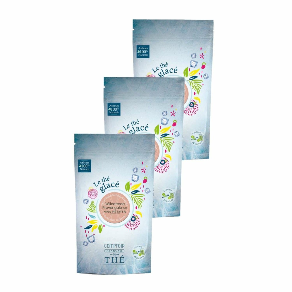Délicatesse provençale par nina métayer - 10 sachets - comptoir français du thé
