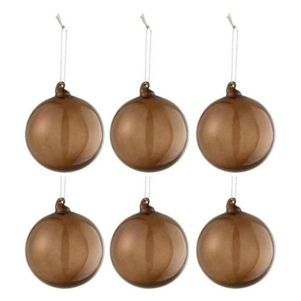 Lot de 6 boules de noël 
