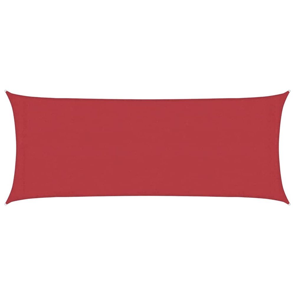 Voile d'ombrage 160 g/m² rouge 2x5 m pehd